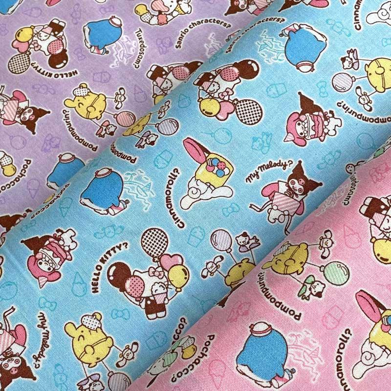 サンリオキャラクターズ シーチング生地 ピンク サックス ラベンダー キャラクター 入園入学通園通学 G 8199 G 8199 リバティプリントショップmerci 通販 Yahoo ショッピング