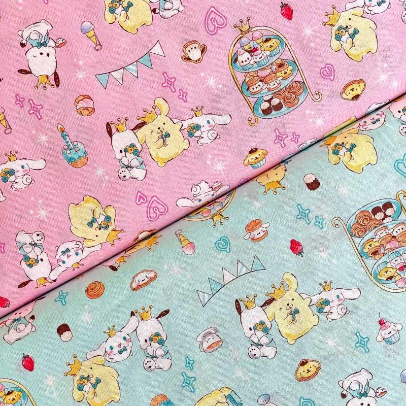 バズり犬トリオ シナモロール ポムポムプリン ポチャッコ シーチング生地 ピンク ミント サンリオ キャラクター 入園入学通園通学 G 29 G 29 リバティプリントショップmerci 通販 Yahoo ショッピング