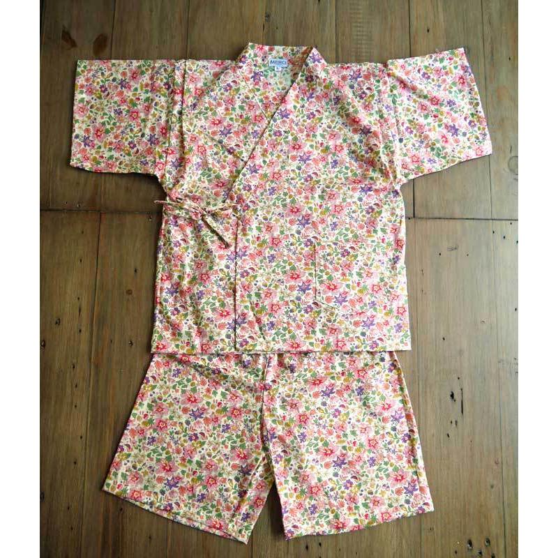 LIBERTY リバティ キッズ甚平Aloha  Betsy(アロハ・ベッツィ−)【国産タナローン使用】(M：80-100cm)(L：110-130cm)J-3637179-J17C  :J-3637179-J17C:リバティプリントショップmerci - 通販 - Yahoo!ショッピング