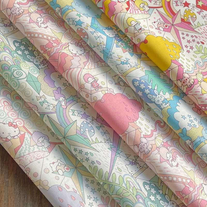 LIBERTYリバティプリント 国産タナローン生地(ハローキティ×リバティ)カットクロスセット5枚入り<Magical Land>(マジカルランド)L-MagicalLand :L-MagicalLand:リバティプリントショップmerci - 通販 - Yahoo!ショッピング LIBERTYリバティプリント 国産タナローン生地(ハローキティ×リバティ)カットクロスセット5枚入り<Magical Land>(マジカルランド)L-MagicalLand :L-MagicalLand:リバティプリントショップmerci - 通販 - Yahoo!ショッピング