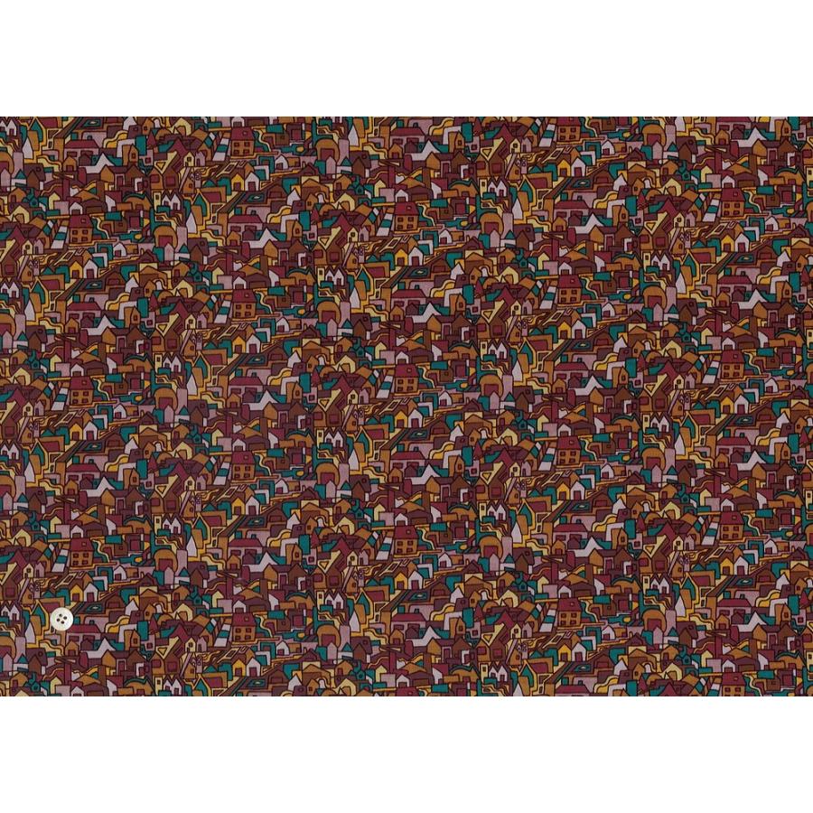 LIBERTYリバティプリント・国産つや消しラミネート【2020SS LIBERTY OPEN CALL】＜Small Town＞(スモール