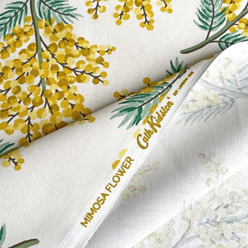 Cath Kidston キャスキッドソン 生地 コットンファブリック＜Mimosa Flower Citrine＞(ミモザフラワー シトリン