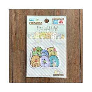在庫処分 キャラクター ぺんぺんアイスクリーム Su480 Su17 すみっコぐらし アップリケ シール 集合 通園通学 アイロン接着両用ワッペン 入園入学 和洋裁材料