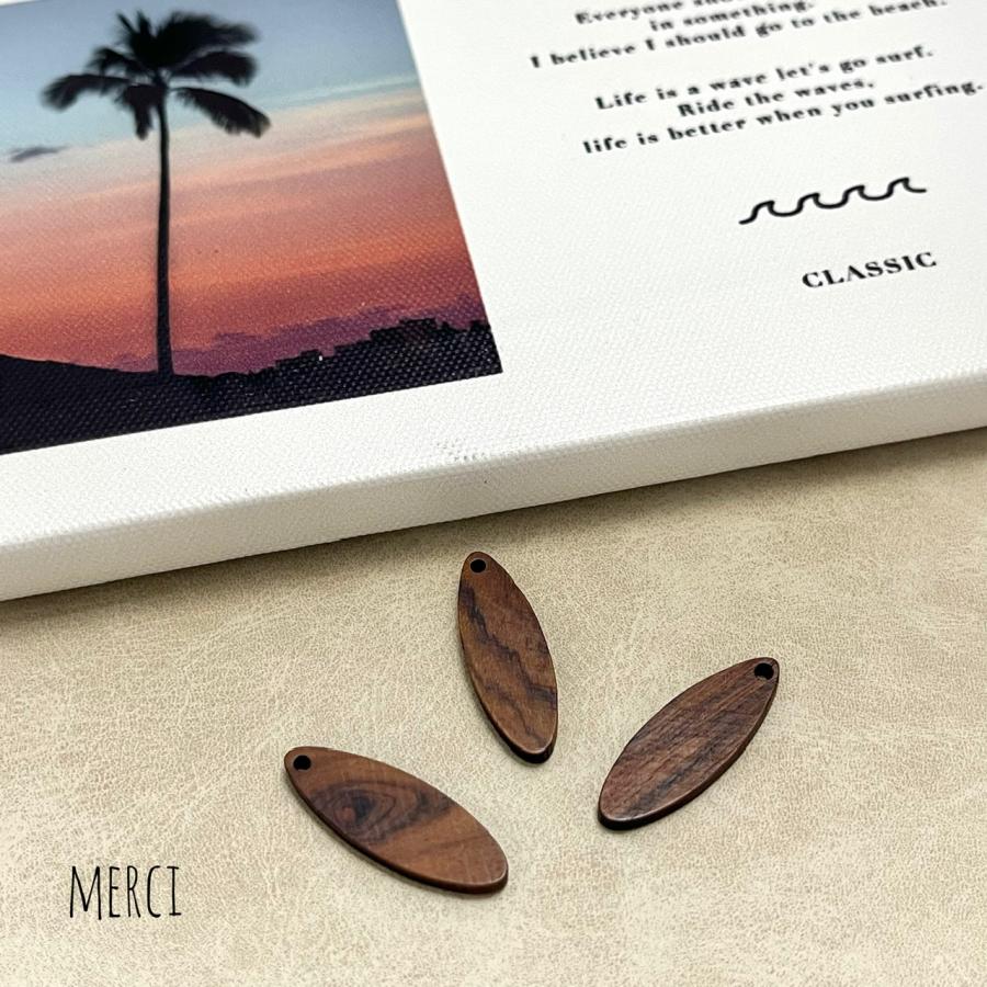 サーフボードウッドチャーム ホースアイチャーム オーバル ウッド 木 M Merci Handmade 通販 Yahoo ショッピング
