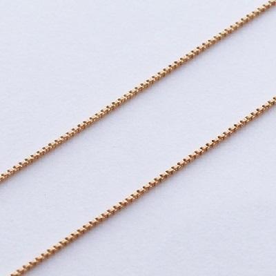 ブレスレット チェーン ベネチア 18金 ゴールド 1.6mm幅 15cm 16cm 17cm 18cm 19cm 20cm K18 18K レディース メンズ チェーンのみ 太め 太いの画像