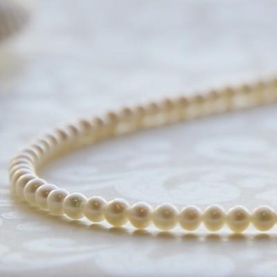 パールネックレス ベビーパール レディース 3.0〜3.5mm 淡水 SV925 