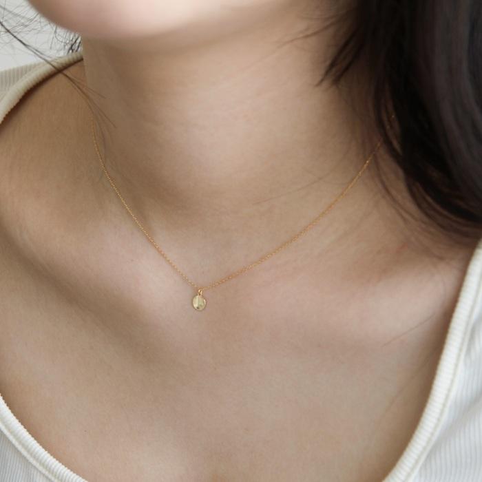 ネックレス レディース 18金 リバーシブル コイン ペンダント K18 18K ゴールド 華奢 繊細 レディース 女性 おしゃれ トレンドの画像