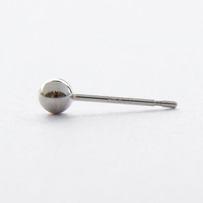 ピアス スタッド 丸玉 Pt900 プラチナ 2mm 3mm 4mm 定番 シンプル 丸珠 ポストピアス 華奢 繊細 レディース 女性 おしゃれ メール便送料無料｜merci-j｜02