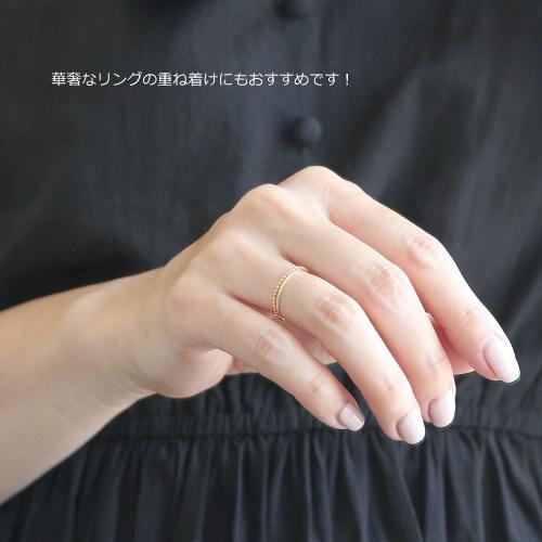 1本でも重ねづけにも可愛いです!!★18金プレーンリング、マット加工★ 指輪 リング レディース 極細 華奢 シンプル プレーン K18 ゴールド 18