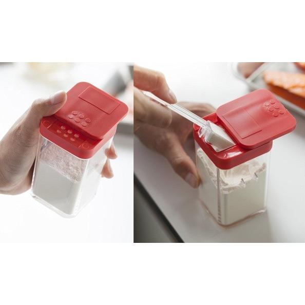 小麦粉amp スパイスボトル アクア ホワイト グリーン レッド Aqua 3231 3232 おしゃれ 容器 スパイス スパイスボトル 調味料入れ ラッピング不可 3233 小麦粉