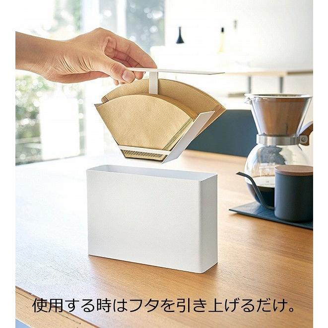 コーヒーペーパーフィルターケース タワー Tower キッチン ホワイト ブラック コーヒーフィルター入れ ホルダー 収納 整理 コーヒーフ 57 3817 3818yahoo メルシープレゼント 雑貨屋 通販 Yahoo ショッピング