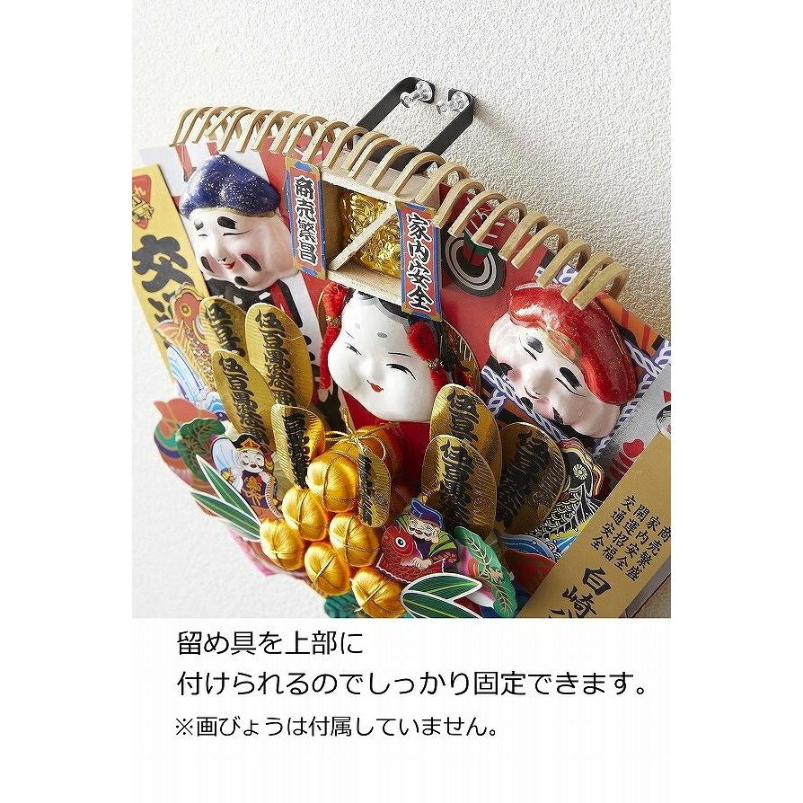 tower ［ 熊手＆福笹ホルダー タワー ］山崎実業 熊手 福笹 収納 正月
