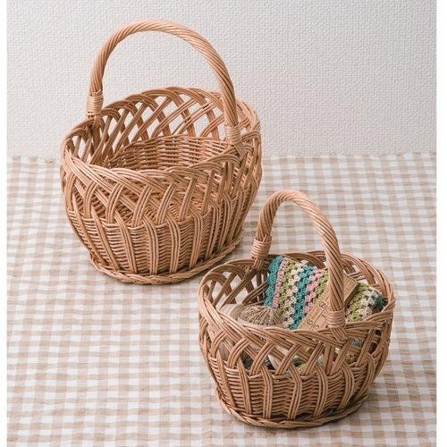 POSH LIVING（ポッシュリビング） ウィッカーバスケット SL 2個セット