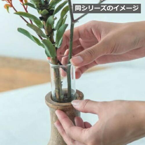 POSH LIVING（ポッシュリビング） フラワーベース ラウンド ウッド