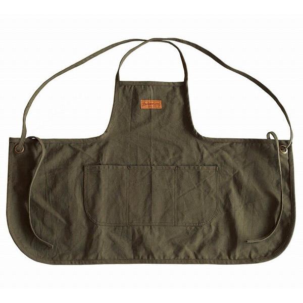 MW ワークエプロン カーキ DULTON ダルトン G619-829KH 'EM'' APRON KHAKI 園芸用 前掛け ソムリエエプロン キャ｜merci-p