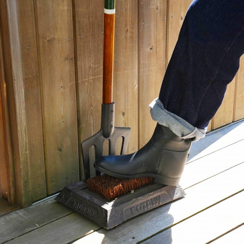 ブーツブラシ アイアン ブーツ ブラシ フォーク BOTANY IRON BOOTS BRUSH FORK ダルトン DULTON NBR-0584 アイアン ブーツ ブラシ 靴磨き 泥落としの画像