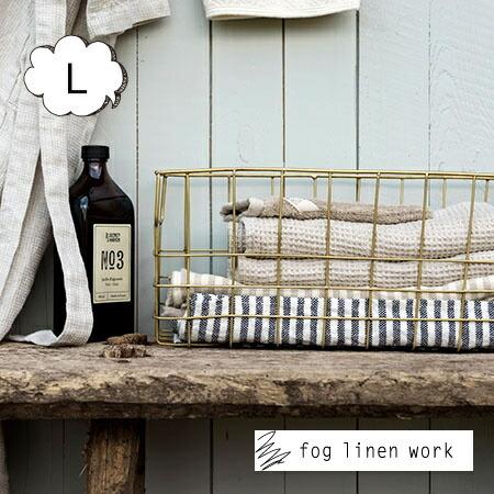 fog linen work（フォグリネンワーク） ブラス ワイヤーバスケット L 