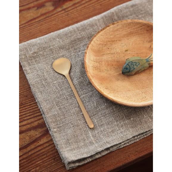 ブラス デザートスプーン fog linen work フォグリネンワーク ゴールド IHK031 ブラススプーン 茶匙 ちゃさじ チャサジ|merci-p|02
