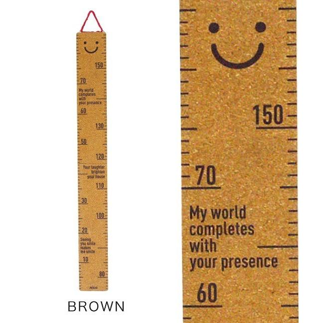 Nico Kids コルク 身長計 ブラウン ホワイト メジャー 身長計 子供用 キッズメジャー 身長 コルク ン 出産祝い ギフト 子供 こども 身 Gen yahoo メルシープレゼント 雑貨屋 通販 Yahoo ショッピング