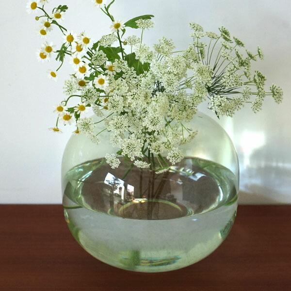 11円 Sale 98 Off 花瓶 ガラスベース ビッグベース バルーン ライム 丸型 大きめ アクシス ホームステッド Homestead Hs3079 ガラス アンティーク風 ボトルベース おしゃれ