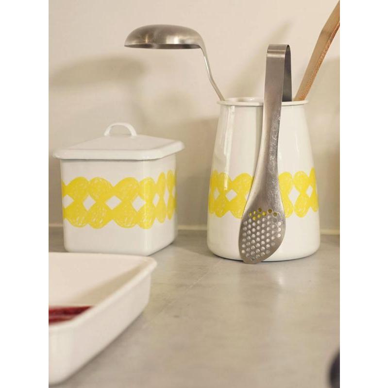 AXCIS（アクシス） ホーロー スクエアキャニスター kukka 保存容器