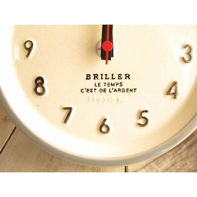 ◇電波時計取替え済◇ グスタフスベリ スタジオ作品 陶器 29cm 壁掛け時計 ◇電波時計取替え済◇ グスタフスベリ スタジオ作品 陶器 29cm