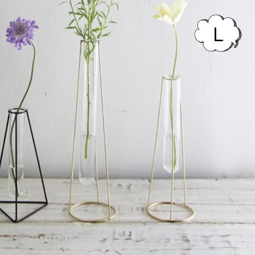 ワイヤーベース ラウンド Lサイズ ゴールド Te657 丸型 アクシス Tete A Tete テテアテテ アイアン ガラス 試験管 アンティーク風 ボトルベース 花瓶 壁面 花瓶 Te657yahoo メルシープレゼント 雑貨屋 通販 Yahoo ショッピング