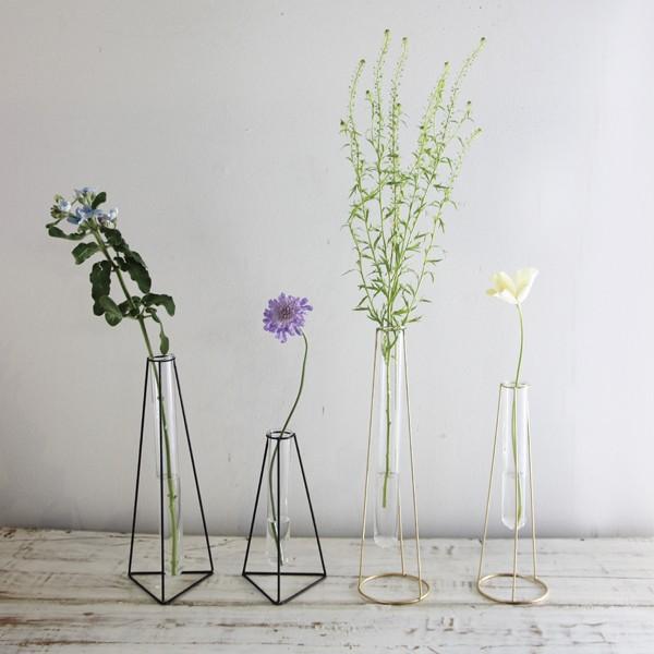 ワイヤーベース ラウンド Lサイズ ゴールド Te657 丸型 アクシス Tete A Tete テテアテテ アイアン ガラス 試験管 アンティーク風 ボトルベース 花瓶 壁面 花瓶 Te657yahoo メルシープレゼント 雑貨屋 通販 Yahoo ショッピング