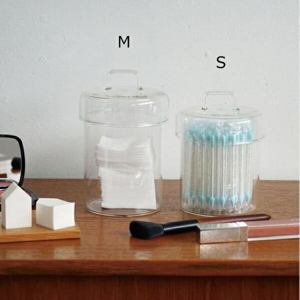 AXCIS（アクシス） ガラスキャニスター Mサイズ キャニスター ふた付