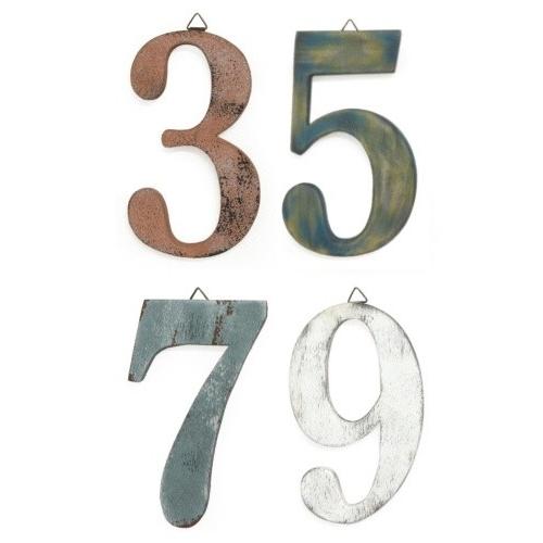 アンティーク風 ナンバー2〜9 S インテリア ガーデン オブジェ 置物  