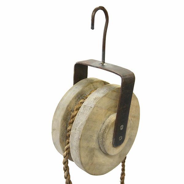 プランター ダブル缶滑車プランター L シルバー メタル アンティーク風