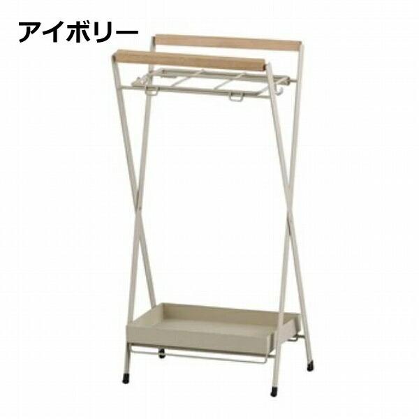 傘立て ラルゴ アンブレラスタンド アイアン 折りたたみ アイボリー