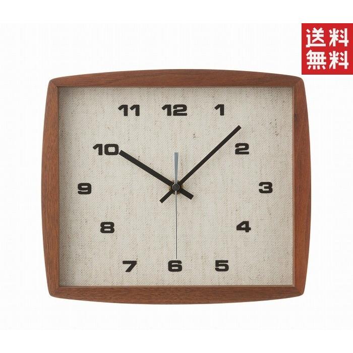 La Luz（ラ ルース） フォルムクロック ナチュラル ブラウン ミックス