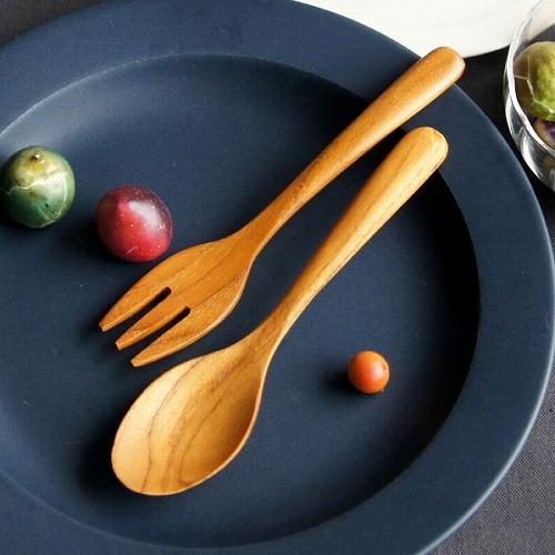LOLO（ロロ） デザートフォーク チーク 木製 31115 (SALIU TEAK