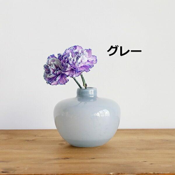 花瓶 フラワーベース ぽってりとした佇まいのミルキーガラス 花瓶 フラワーベース ぽってりとした佇まいのミルキーガラス