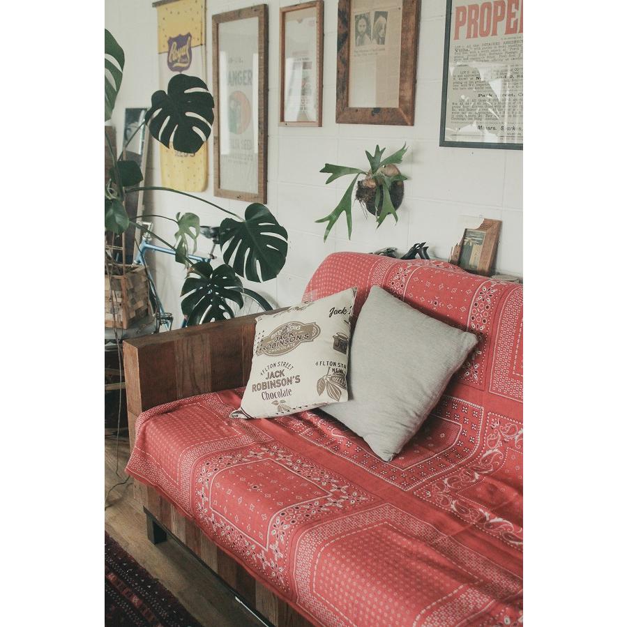 マルチクロス 150×225cm バンダナ グレー イエロー レッド ベージュ