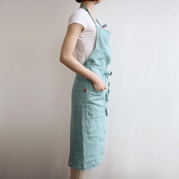 （新品タグ付き）リーノ・エ・リーナ　フルエプロン　マノン＜ブラン＞ フルエプロン マノン _ ブラン