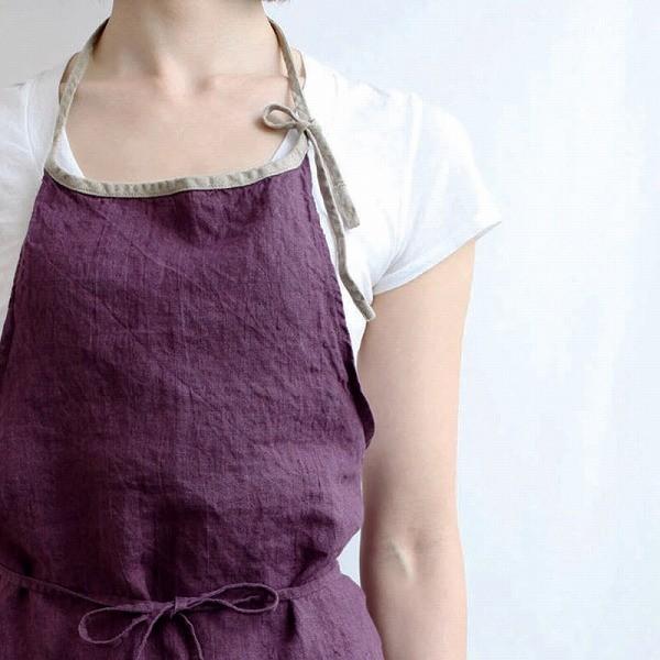 Lino e Lina（リーノエリーナ） フルエプロン ミラ・メランザーナ