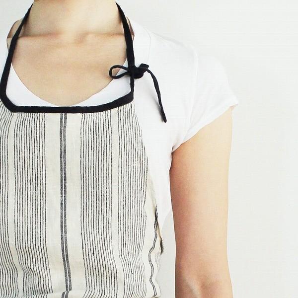 Lino e Lina（リーノエリーナ） フルエプロン ミラ アリアーヌ ダーク