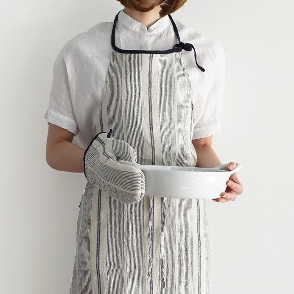 Lino e Lina（リーノエリーナ） フルエプロン ミラ アリアーヌ ダーク