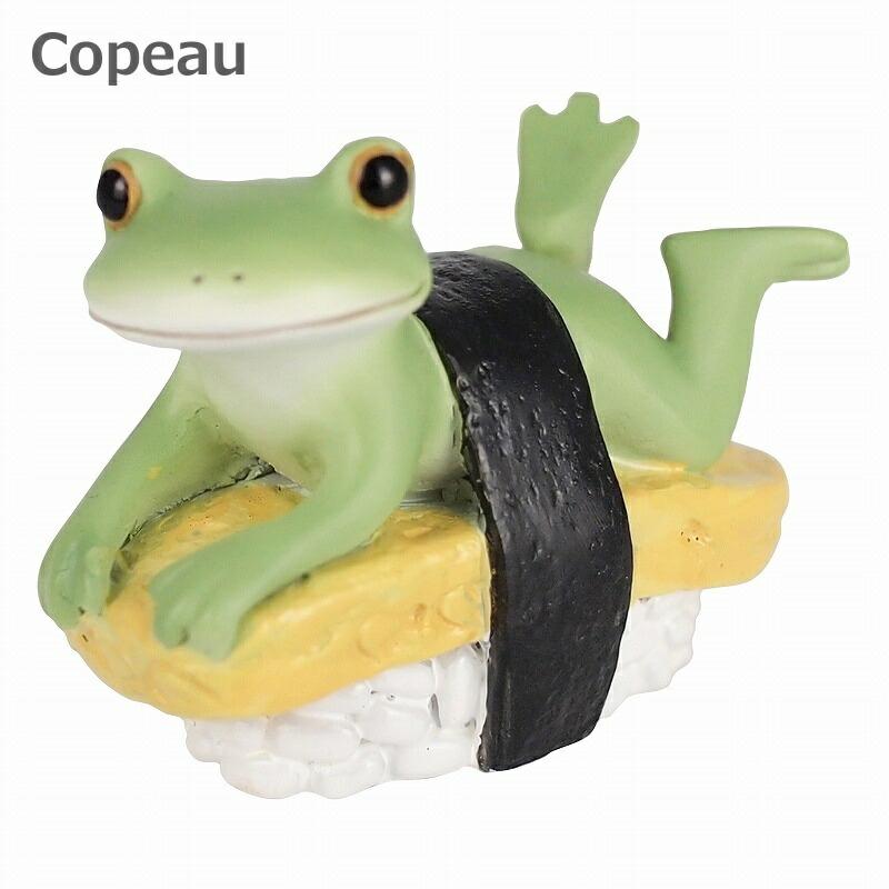 コポー 寿司とカエル たまご 卵 玉子 寿司 お茶 ガーデン Copeau