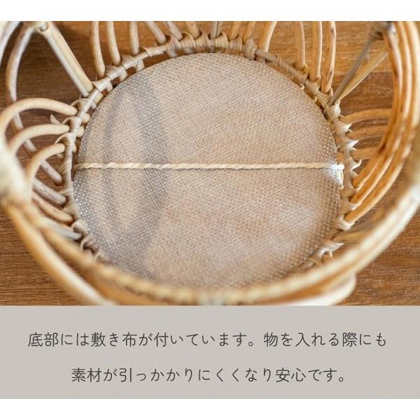 トークPEPP ペタル ラウンドS ベージュ バスケット 水洗いができる