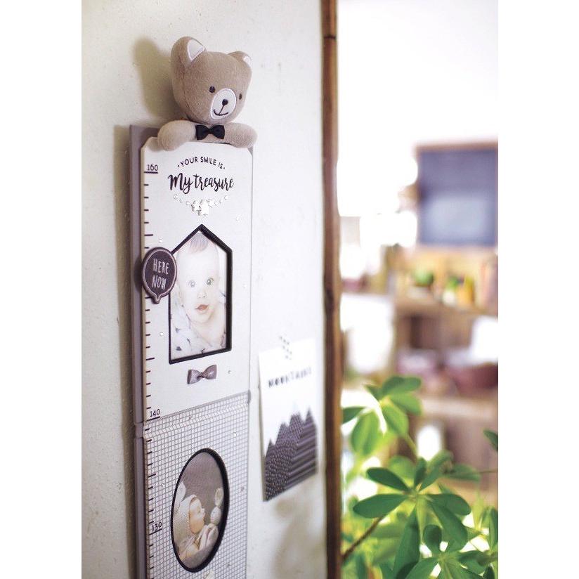 キシマ ノード キノベビーフレーム 身長計 ナチュラル ブラウン