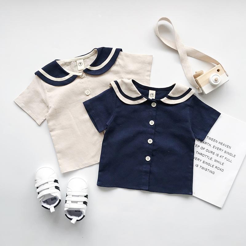 ベビー服 キッズ セーラー マリン セットアップ 上下セット 男の子 