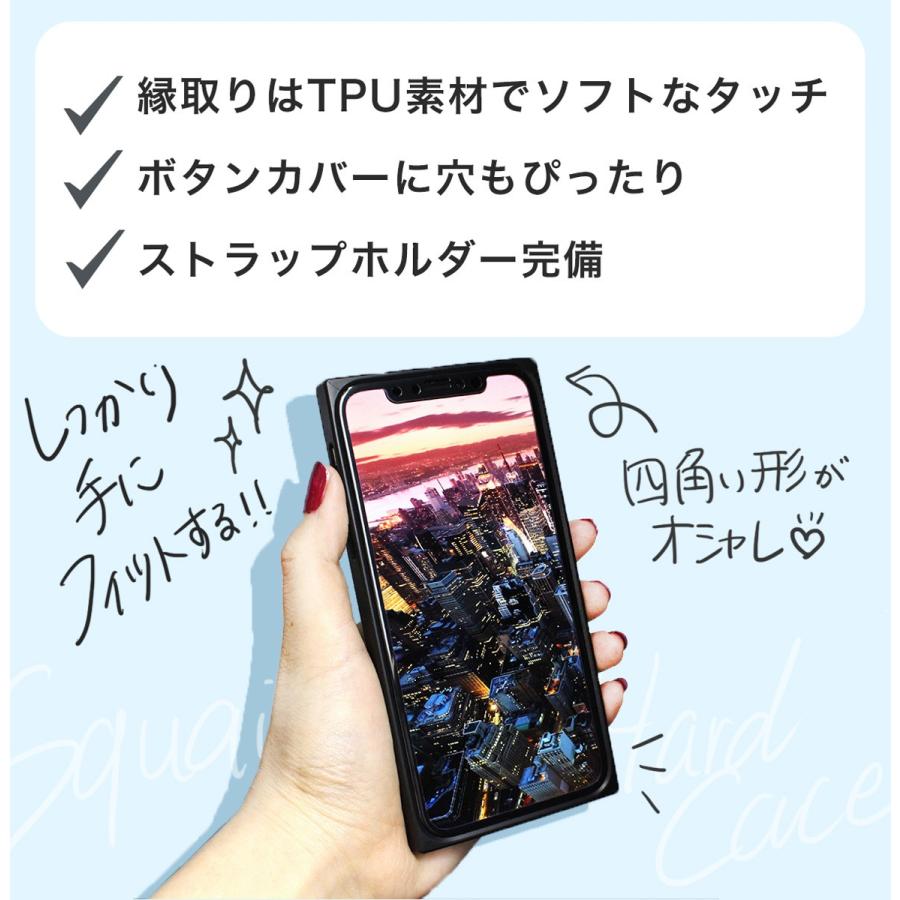 大理石 スクエア ケース ハードケース ガラスケース スクエア型 Iphoneケース おしゃれ かわいい ギャラクシー Miraphone Mercury Store 通販 Yahoo ショッピング