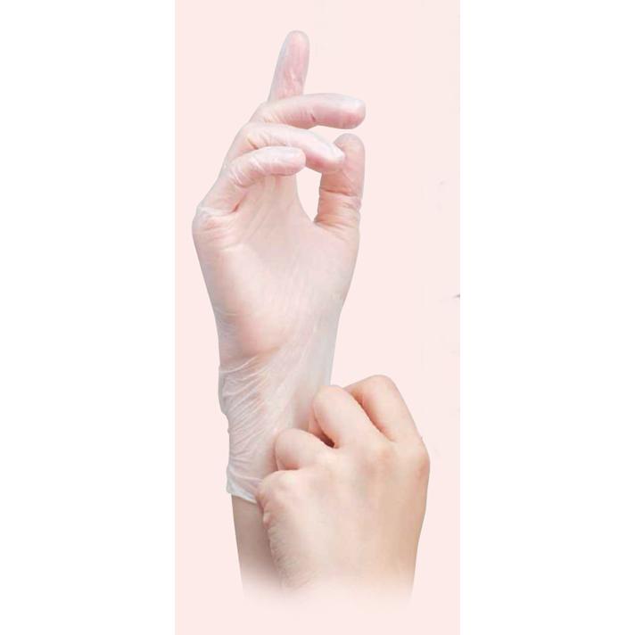 プラスチック手袋（パウダーフリー）エコヴェール YG-500-2 Mサイズ 100枚/箱【返品不可】｜merecare｜03