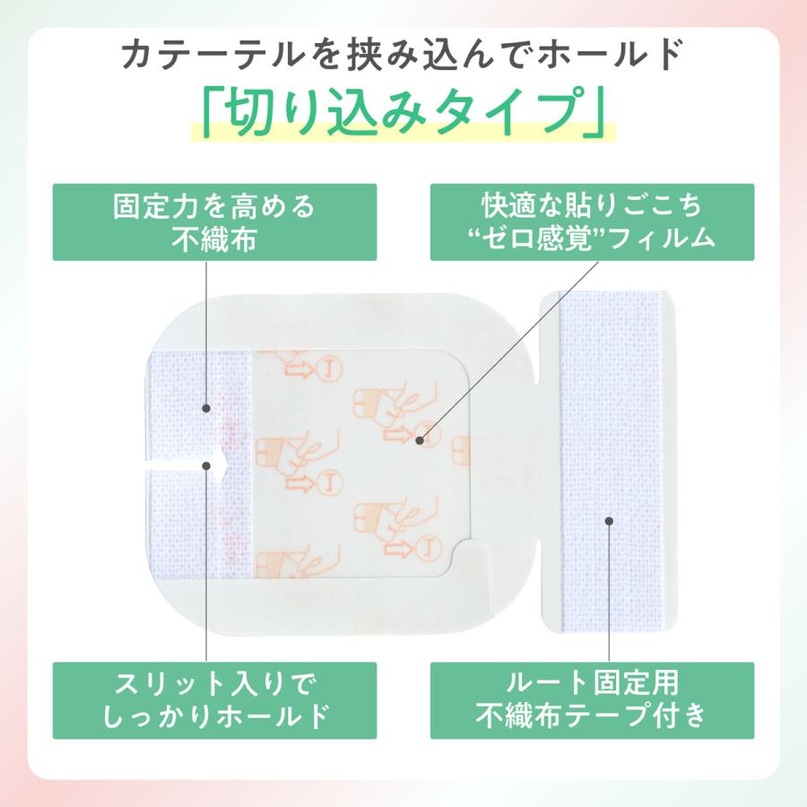 skinix エアウォールIV 切り込みタイプ 60×80mm 1箱100枚 カテーテル