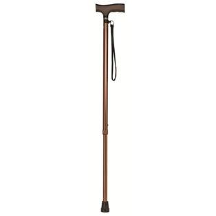 アルミ軽量杖 ベーシック伸縮タイプ ライトブラウン 0401-BS2811 インターリンクス【返品不可】 | 
