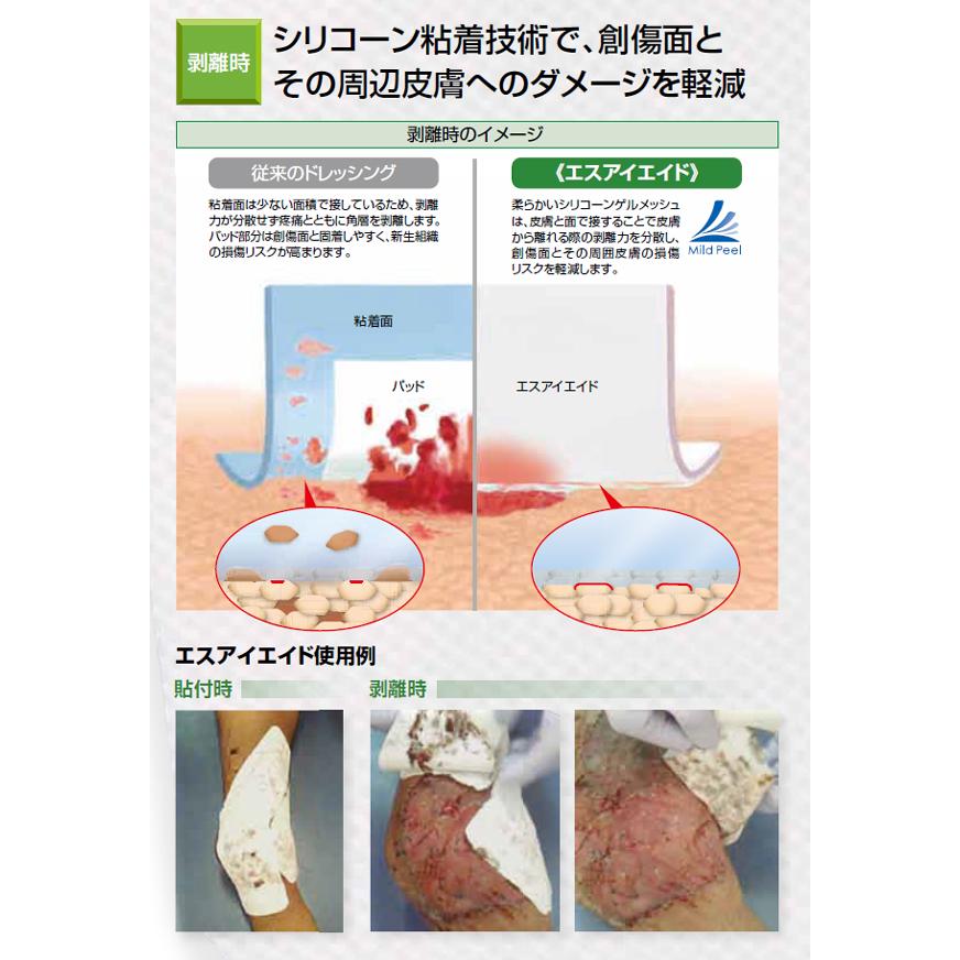 エスアイエイド 7号サイズ 18753 100x200mm 1箱30枚入 SI-AID アルケア【返品不可】｜merecare｜04