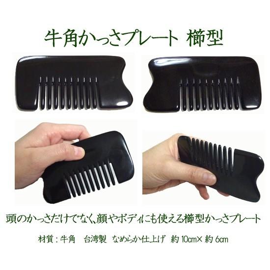 Namera かっさ 櫛型 牛角 牛の角 製 かっさの方法 小冊子つき 頭のかっ